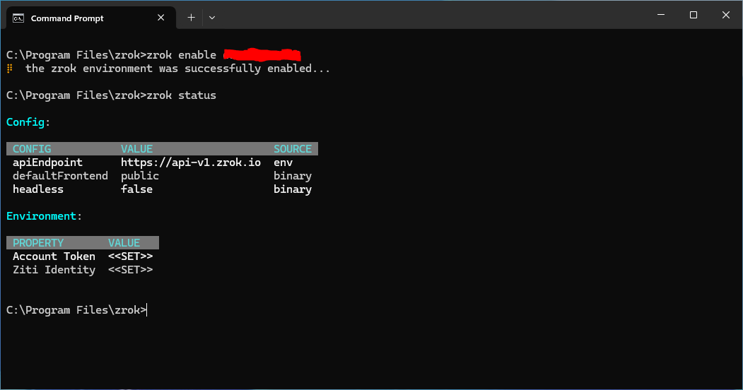 Enabling the Service Environment